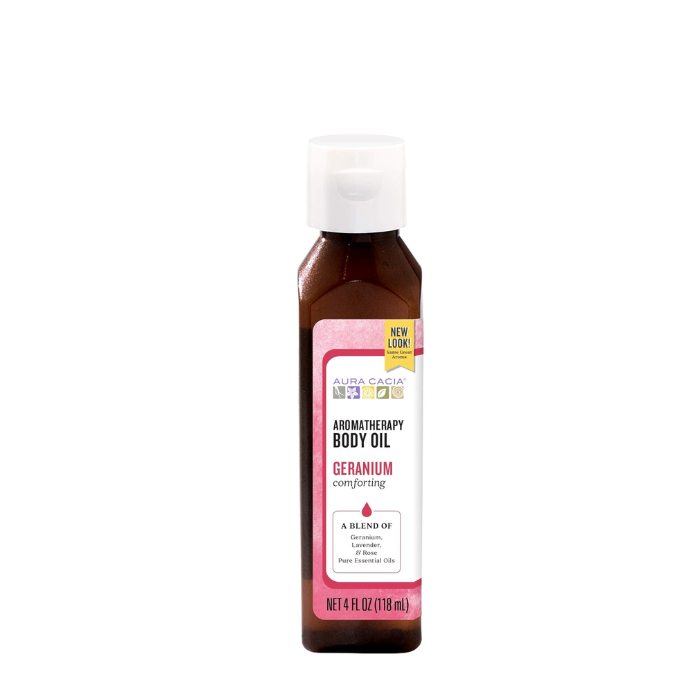 Aura Cacia Comforting Geranium Body Oil 118 ml