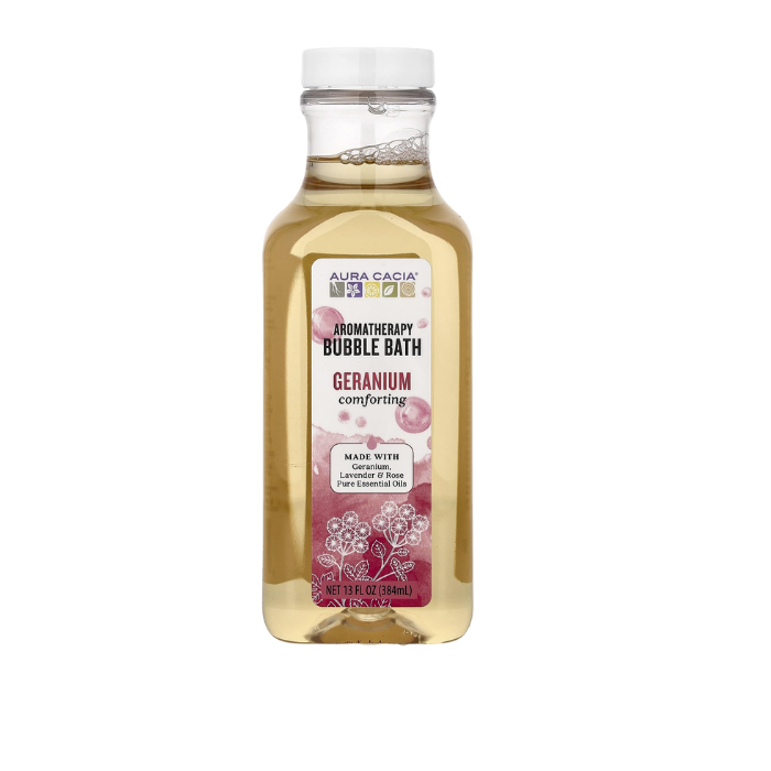 Aura Cacia Comforting Geranium Bubble Bath 384 ml