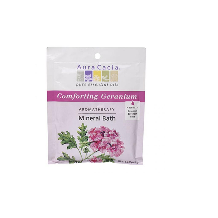 Aura Cacia Comforting Geranium Mineral Bath 70.9 g