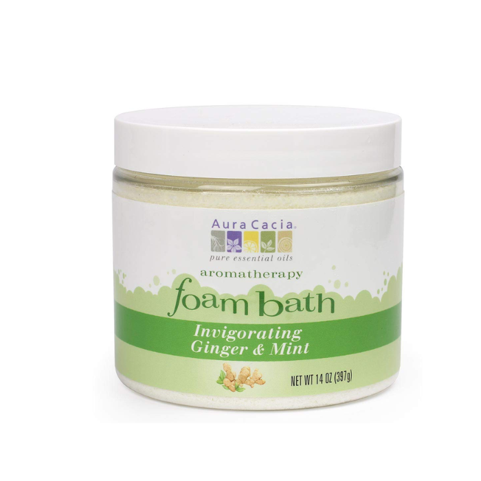 Aura Cacia Invigorating Ginger & Mint Foam Bath 397 g