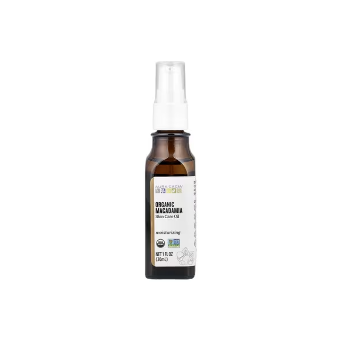 Aura Cacia Macadamia Organic Skin Care Oil 30 ml