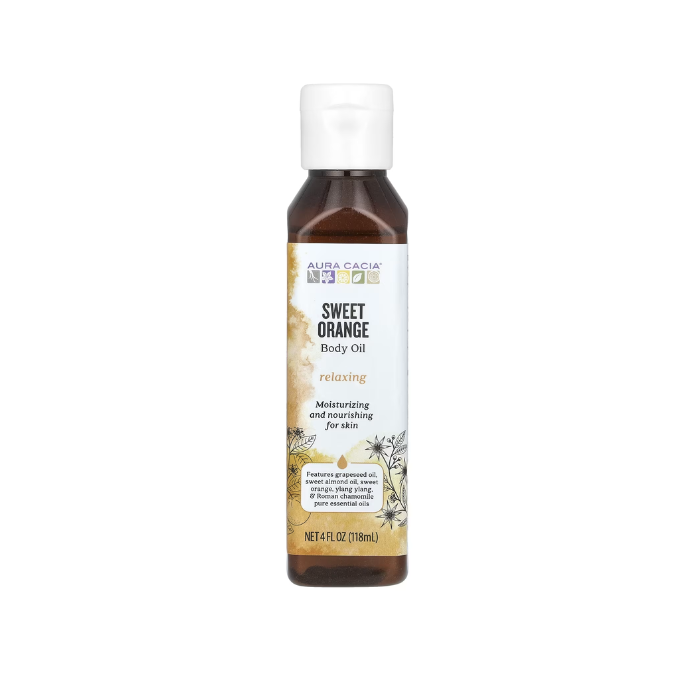 Aura Cacia Relaxing Sweet Orange Body Oil 118 ml
