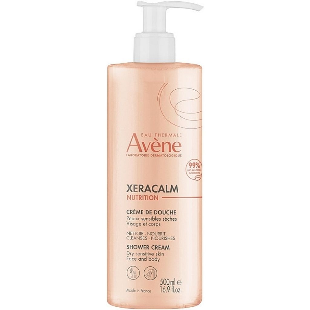 Avene Xeracalm Nutrition Shower Cream For Dry Sensitive Skin 500ml