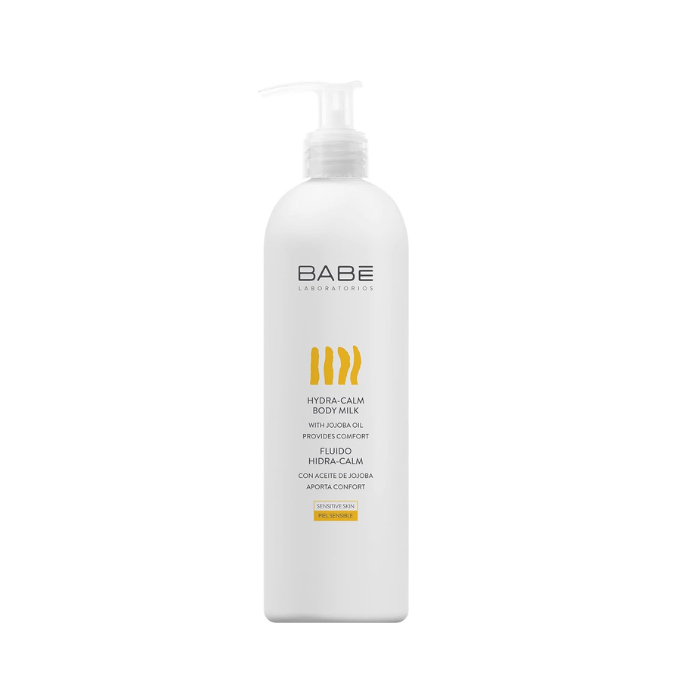 Babe Hydra-Calm Body Milk, Fast-Absorbing Daily Moisturizer for Sensitive, Dry and Delicate Skin 500ml