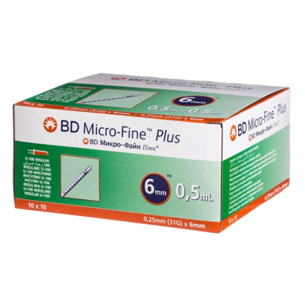 BD micro fine plus insu syng 0.5ml 31g 6mm