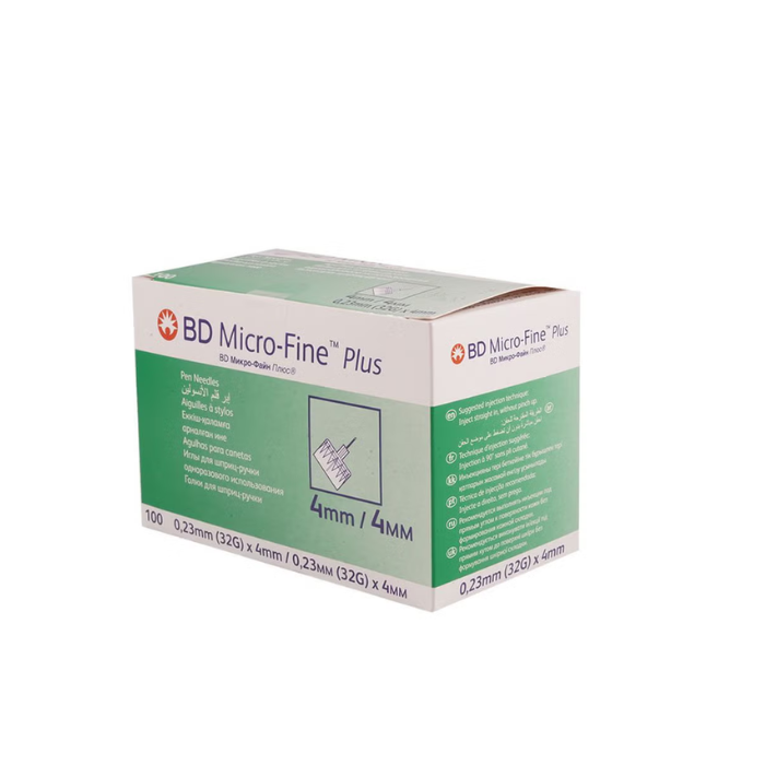 Bd Micro Fine Plus Pen Needles 8 mm 100's