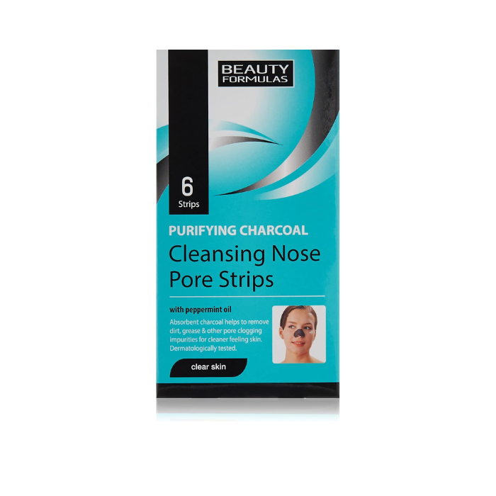 Beauty Formula Purifying Charcoal Cleansing Nose Pore Strips 6'S