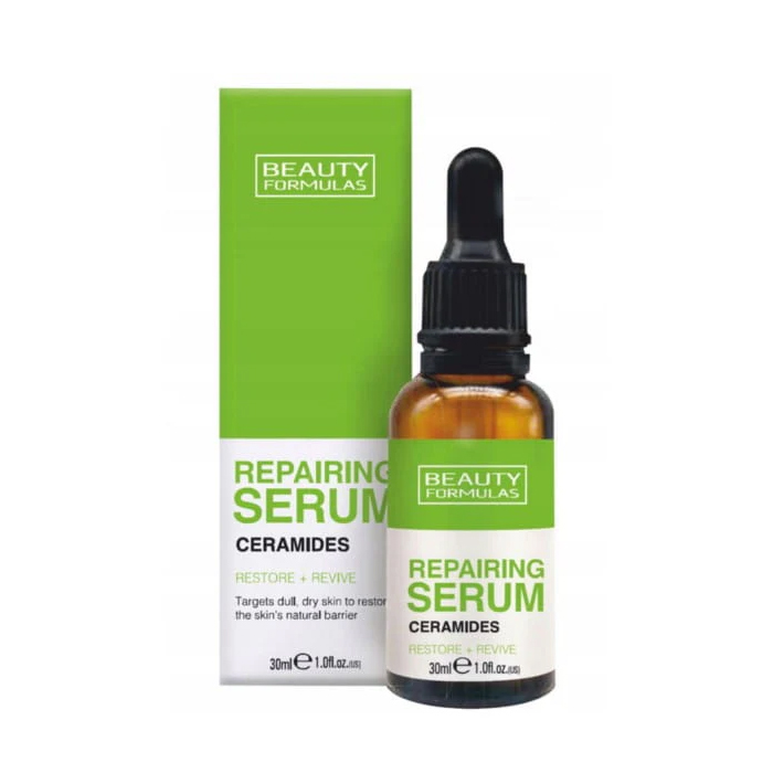 Beauty Formulas Ceramides Repairing Serum with Aloe Vera & Grape Seed Oil, 30ml