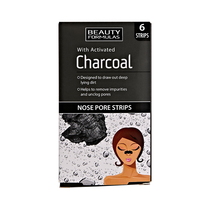 Beauty Formulas Charcoal Nose Pore Strips 6's