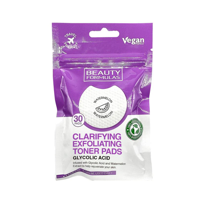 بيوتي فورمولا تونر مقشر مخصص لتوضيح البشرة 30 قطعة