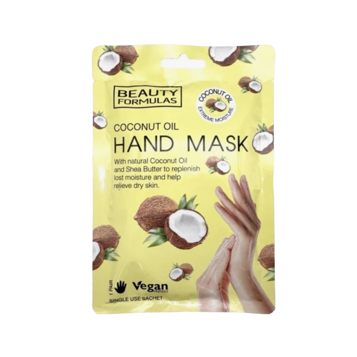 Beauty Formulas Coconut Oil Hand Mask Pair
