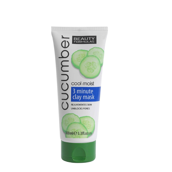 Beauty Formulas Cool Moist Cucumber Clay Mask 100 ml