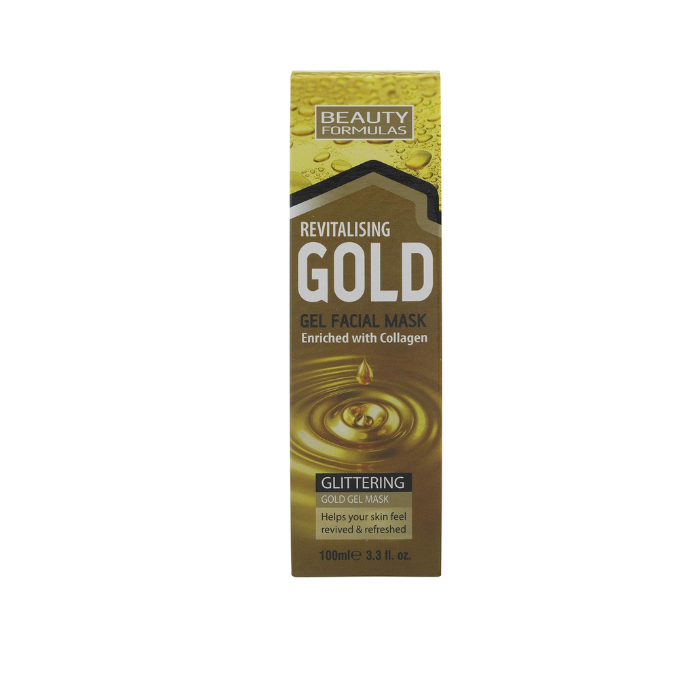 Beauty Formulas Gold Revitalising Gel Facial Mask 100 ml