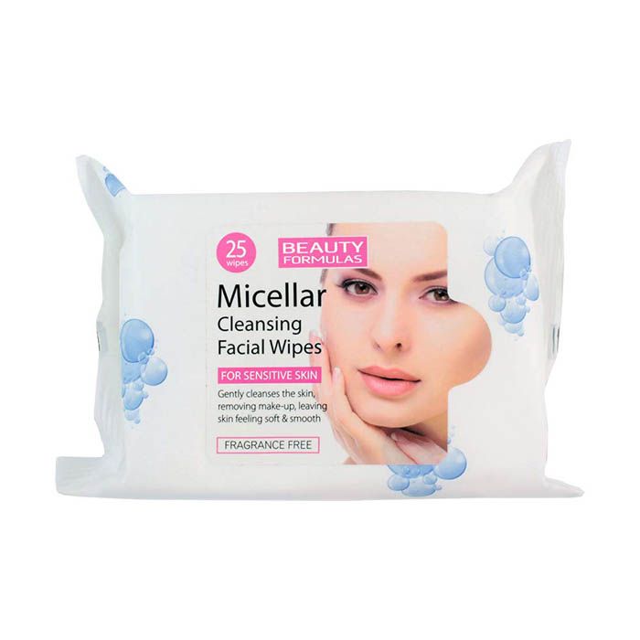 Beauty Formulas Micellar Cleansing Facial Wipes 25's