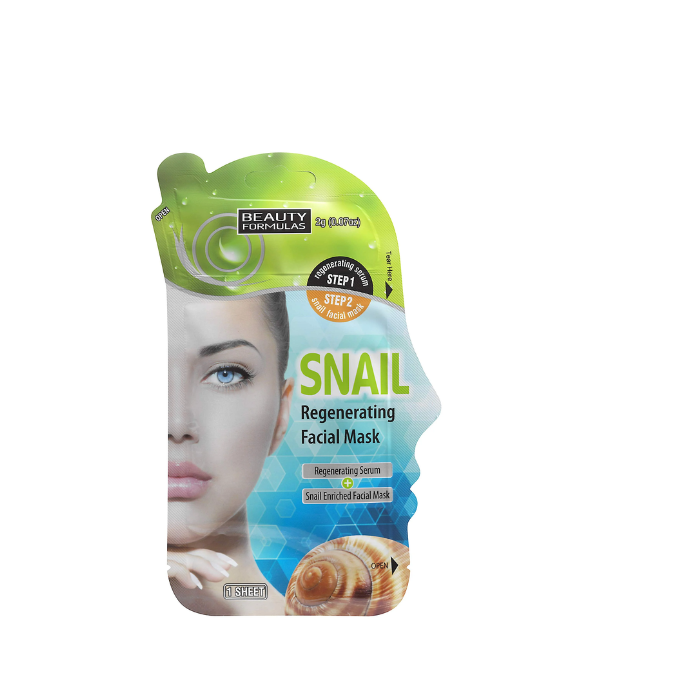 قناع الوجه الحلزوني من بيوتي فورميولاس - 2 جم + 1 ورقة