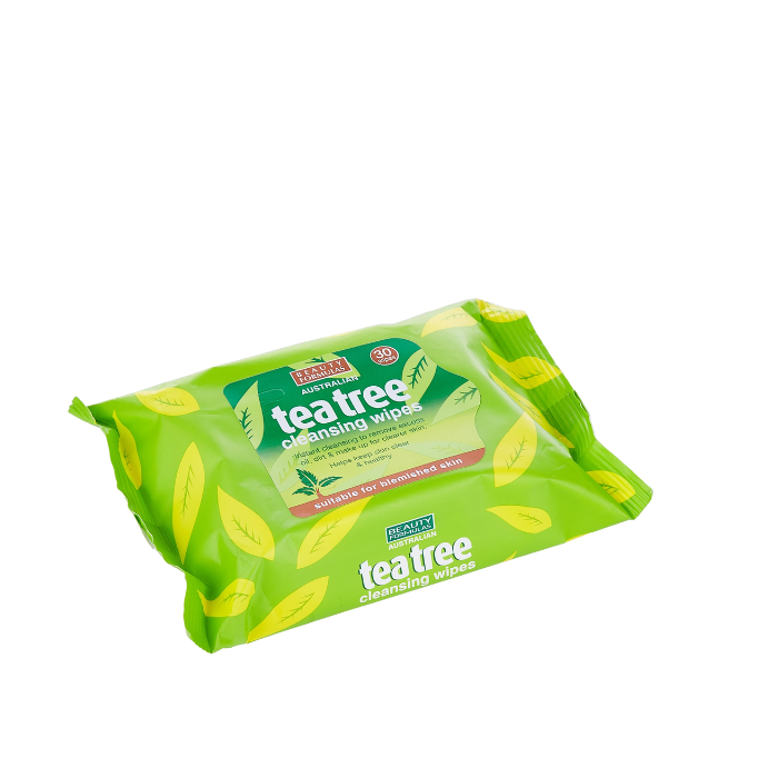 Beauty Formulas Tea Tree Cleansing Wipes 30's
