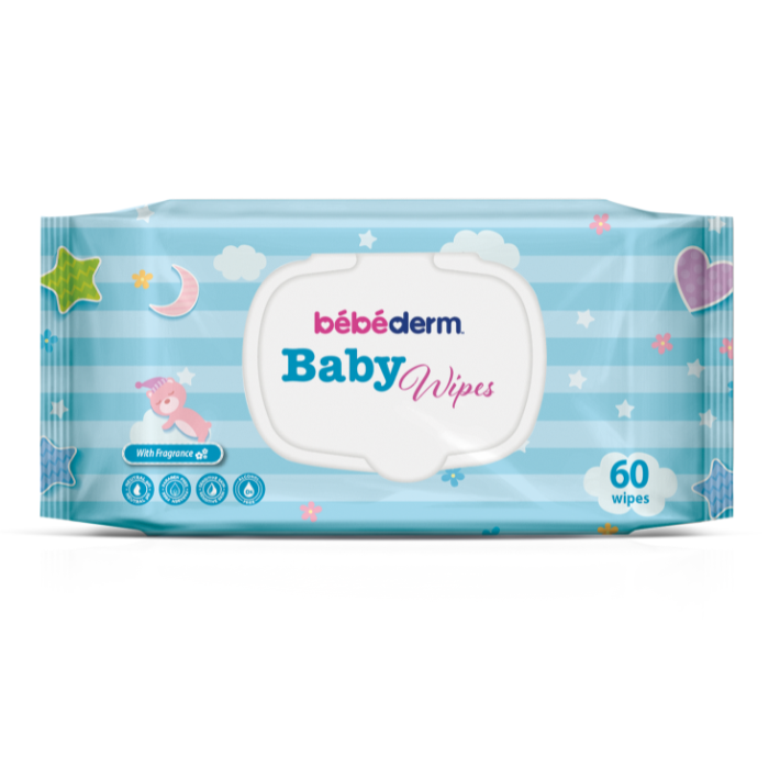 Bebederm Baby Wet Wipes Fragranced 60's Premium