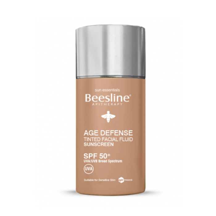 Beesline Age Defense Tinted (SPF 50+)  Facial Fluid SunScreen  40 ml