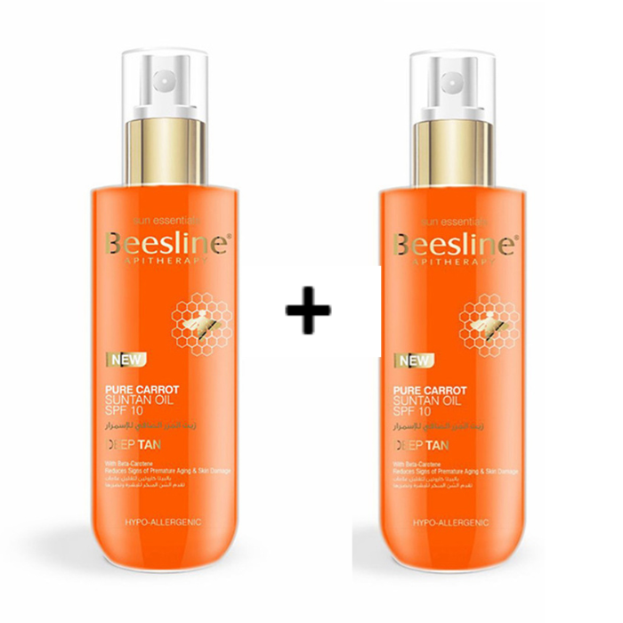 Beesline Carrot Suntan Oil (SPF 10+) 200ml 1+1 Promo