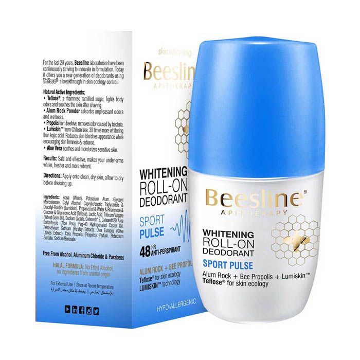 Beesline Deo Whitening Roll-On Sport Pulse 50 ml