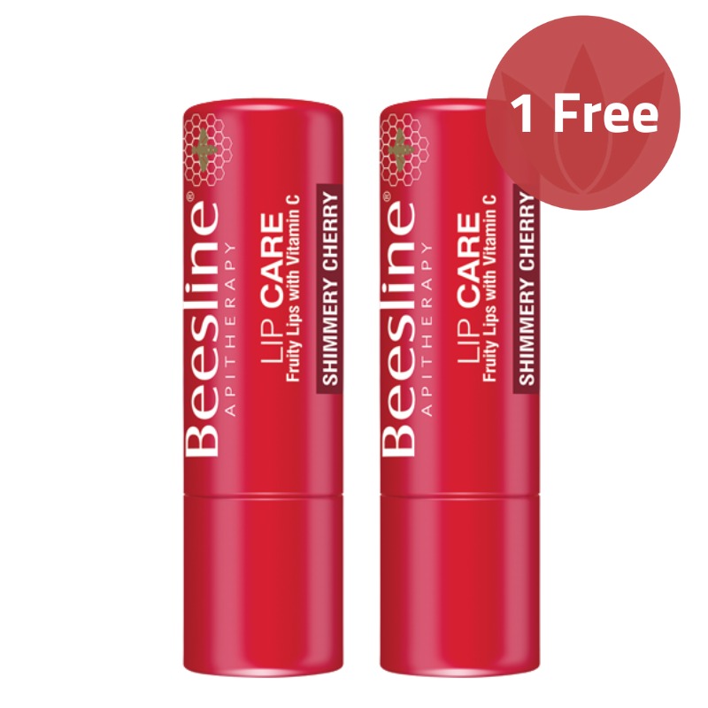 Beesline Lip Care Shimmery Cherry 1+1 Promo