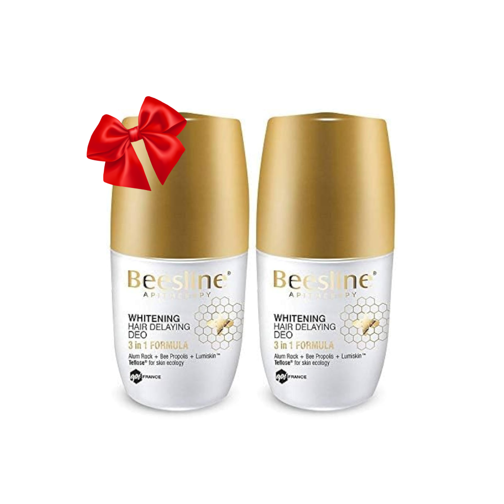 Beesline Whitening Roll-On Hair Delaying Deo 50ml 1+1 Promo