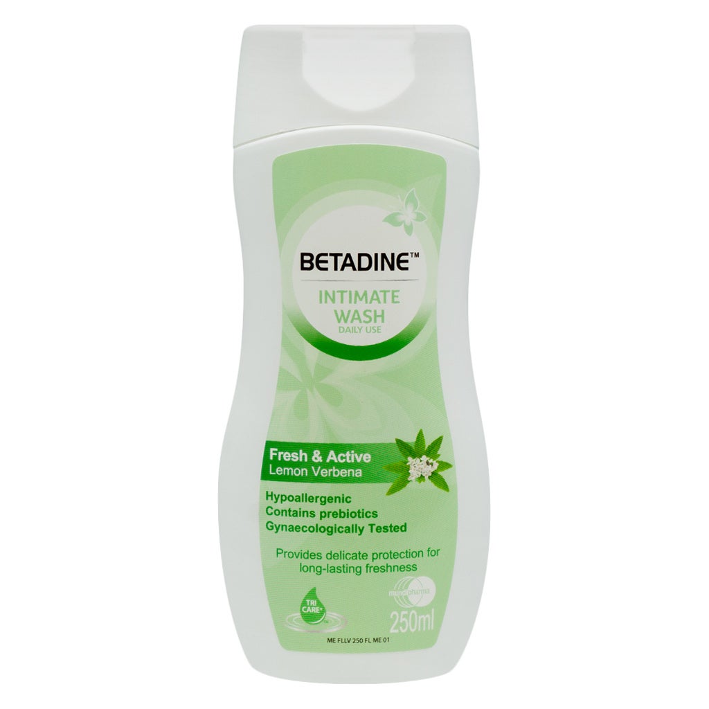 Betadine Intimate Wash Fresh & Active Lemon Verbena 250ml