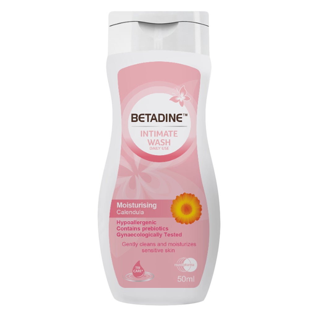 Betadine Intimate Wash Moisturizing Calendula 50ml