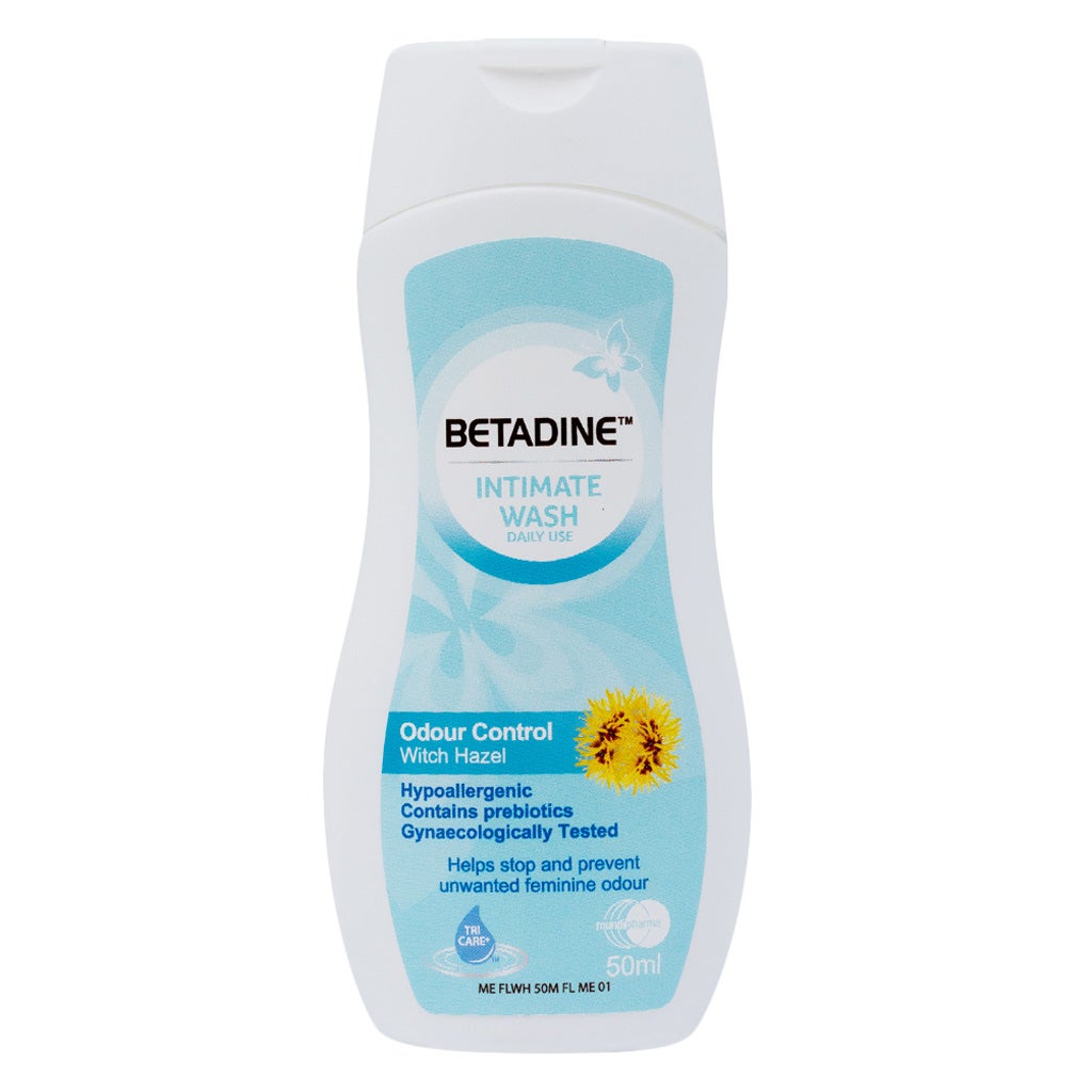 Betadine Intimate Wash Odour Control Witch Hazel 50ml