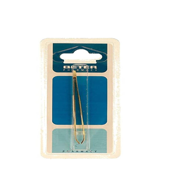 Beter Gilded Crab Point Tweezers 7.8 cm