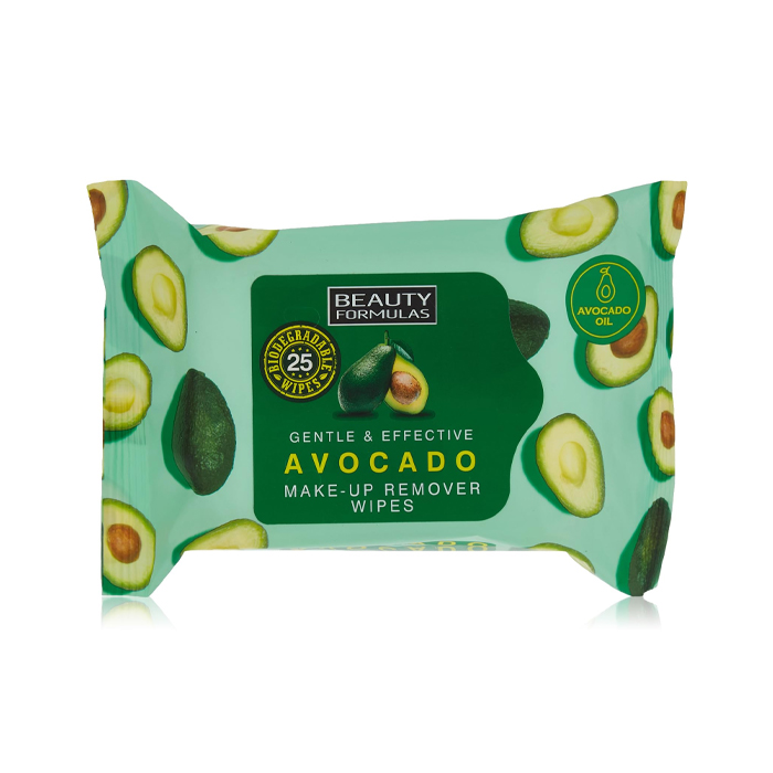 Beauty  Formula Avocado Make-Up Remover Wipes 25s