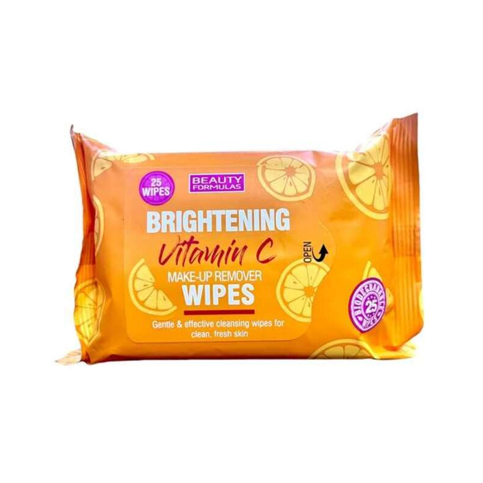 Beauty Formulas Brightening Vitamin C Make-Up Remover Wipes 30s