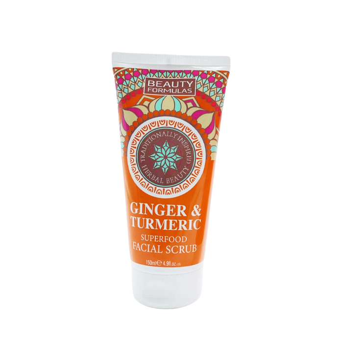 Beauty Formulas Ginger & Turmeric Superfood Facial Scrub 150 ml