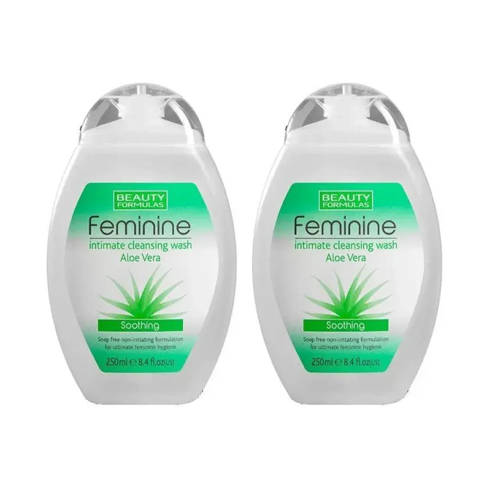 Beauty Formulas Intimate Cleansing Wash 250ml Aloe Vera 1+1 Offer