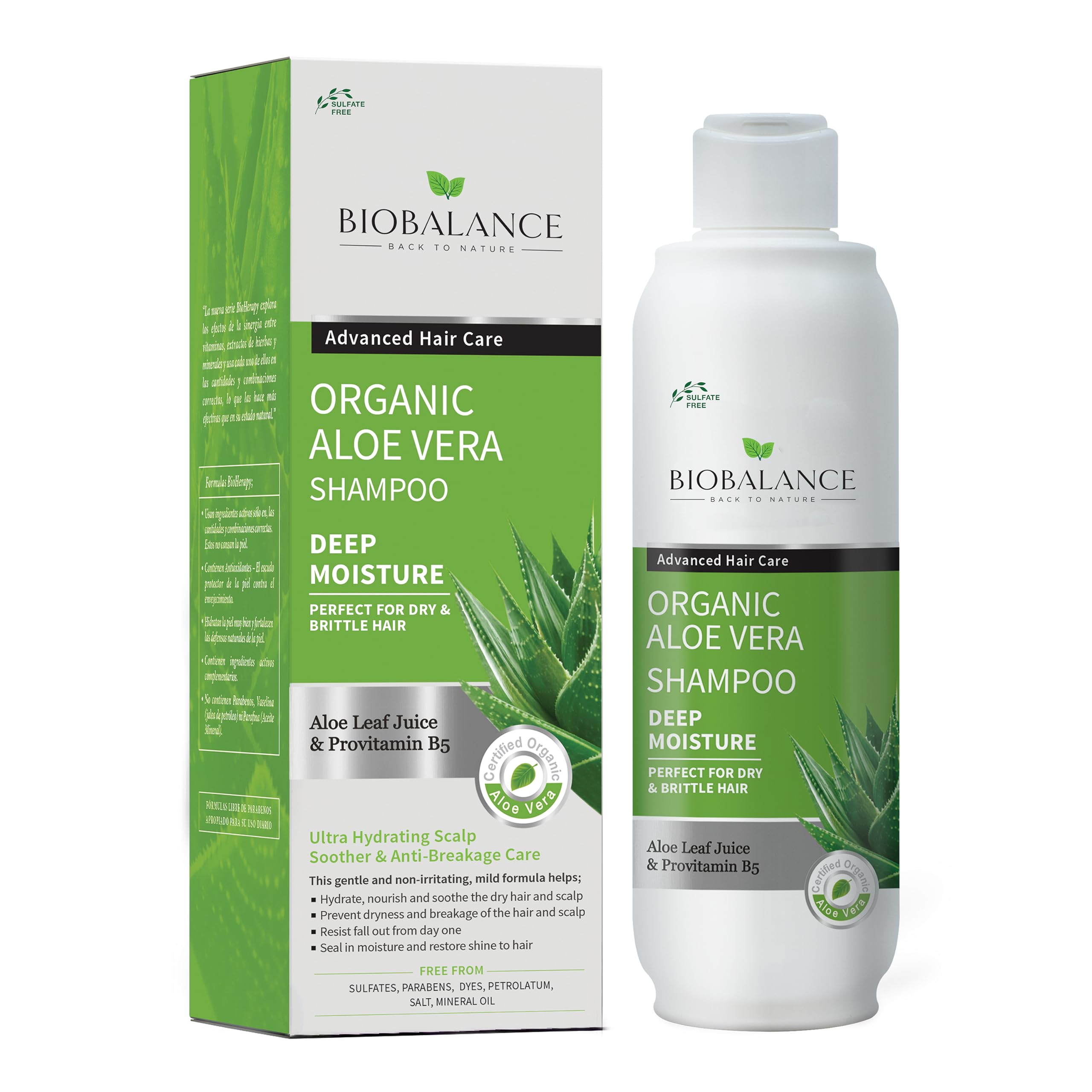 Bio Balance Organic Aloe Vera Shampoo For Dry Hair  330 ml