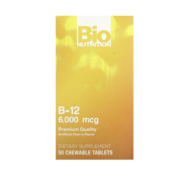 Bio Nutrition B12 6000mcg 50 Tablets