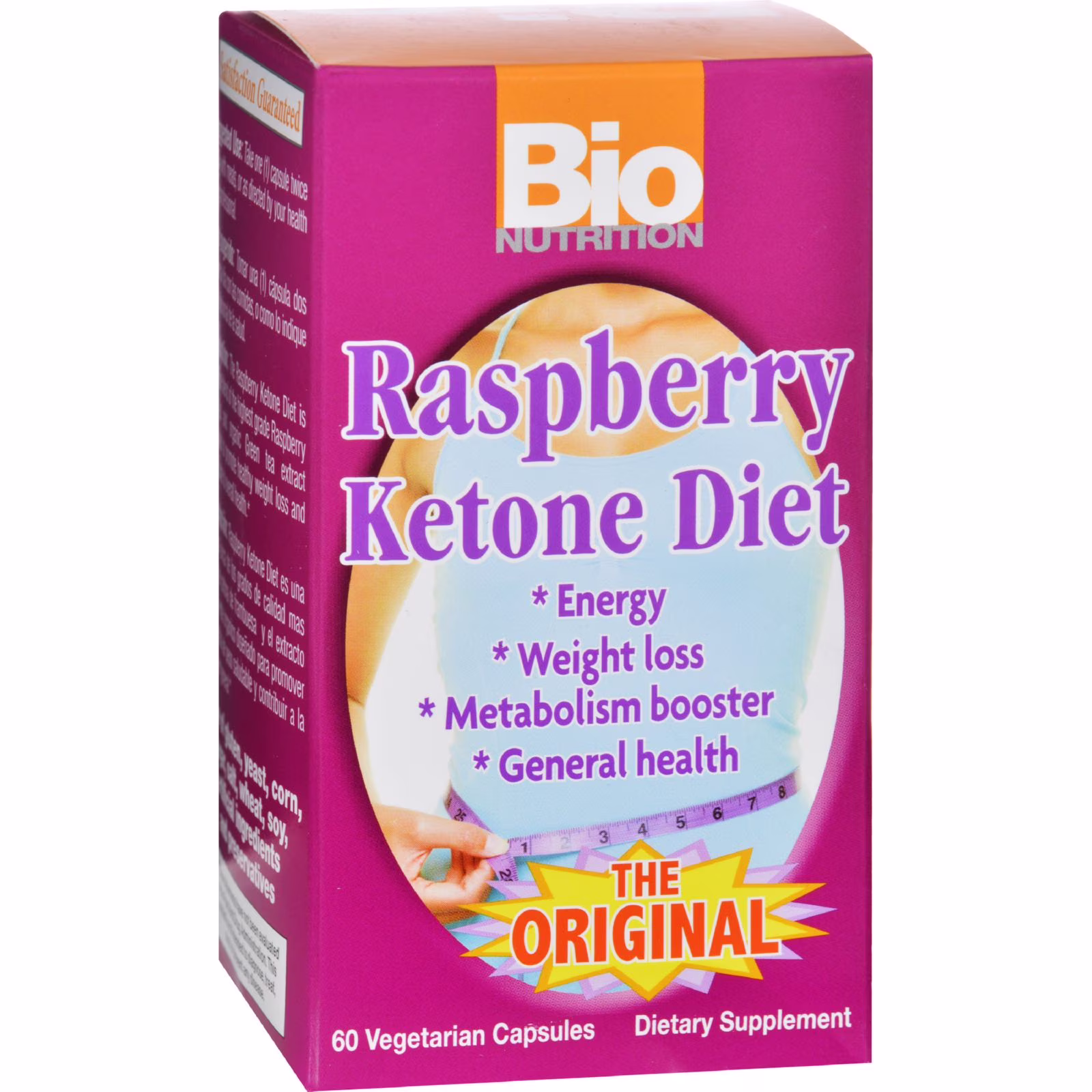 Bio Nutrition Raspberry Ketone Diet 60 Vegetarian capsules