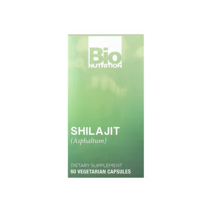 Bio Nutrition Shilajit, Extract for Energy, Immunity and Cognitive Health, 60 Vegetarian Capsules
