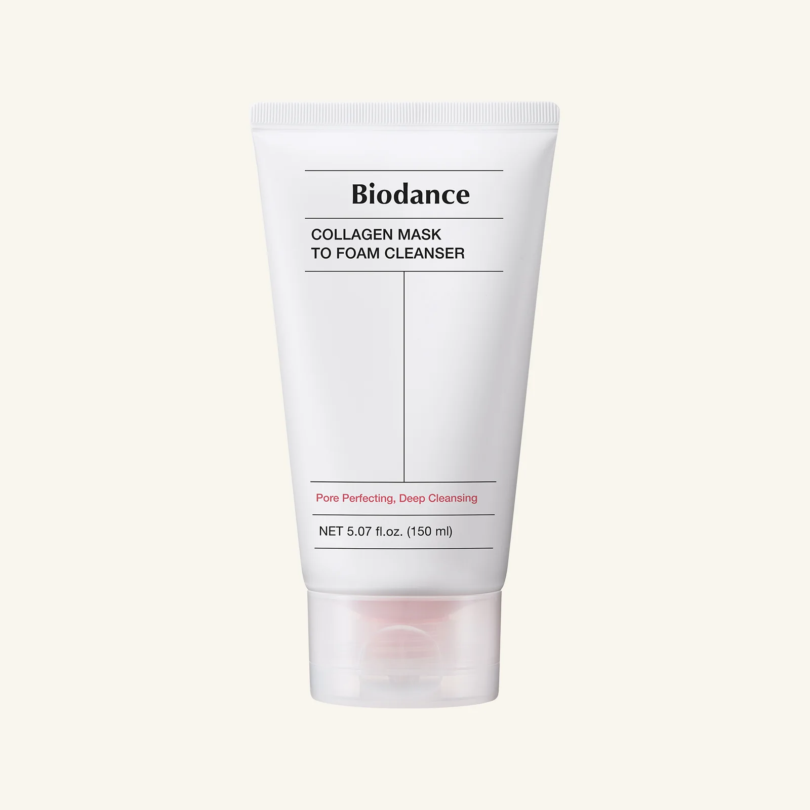 Biodance Collagen Mask To Foam Cleanser, 2-in-1 Pore Refining and Deep Cleansing Gel, 150ml