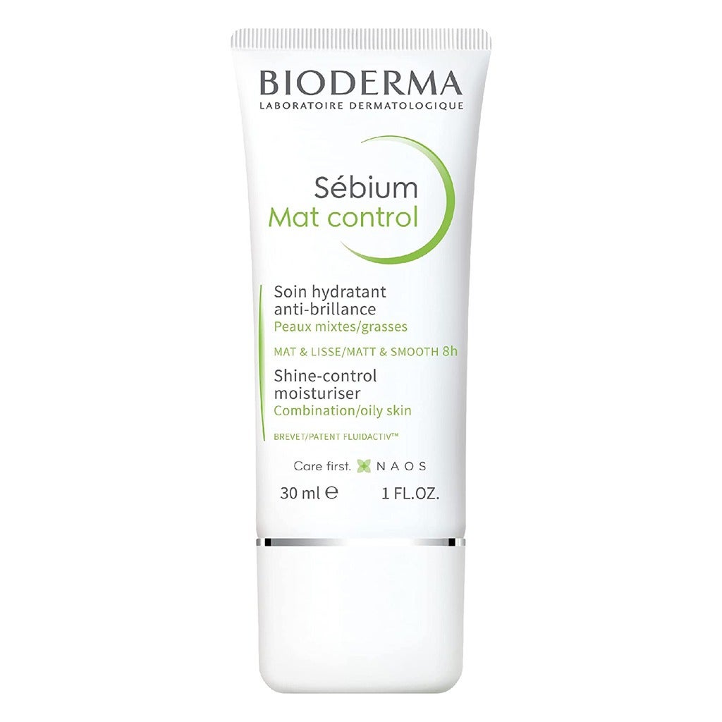 Bioderma Sébium Mat Control – Shine-Control Moisturizer for Oily & Acne-Prone Skin 30ml