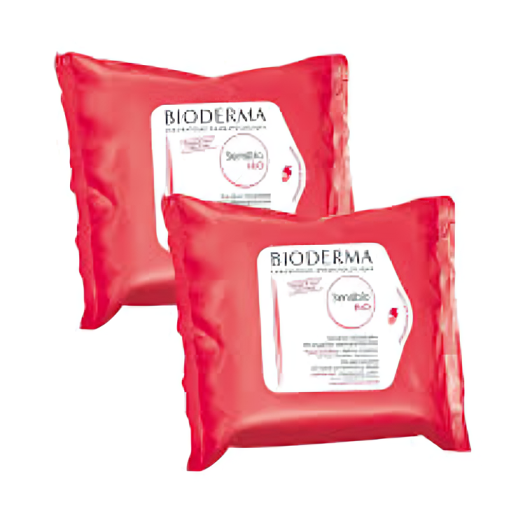 Bioderma Sensibio H2O Makeup Removing Wipes 1+1 Free Promo