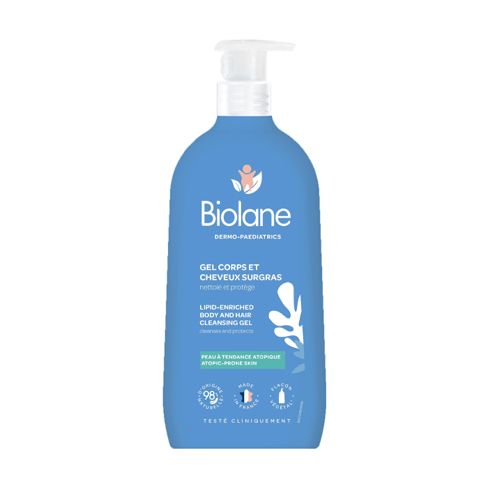 Biolane Lip Enriched Body And Hair Cleansing Gel 350ml