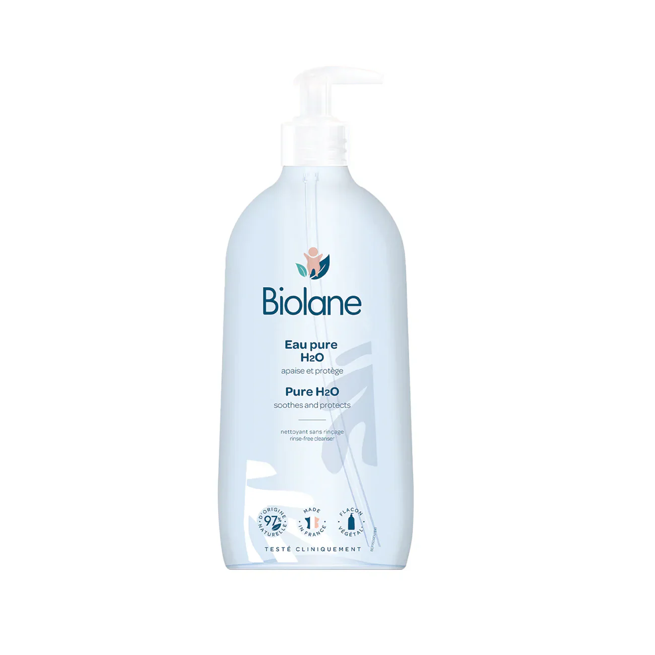 Biolane Pure H2O Cleanser Rinse Free 750ml