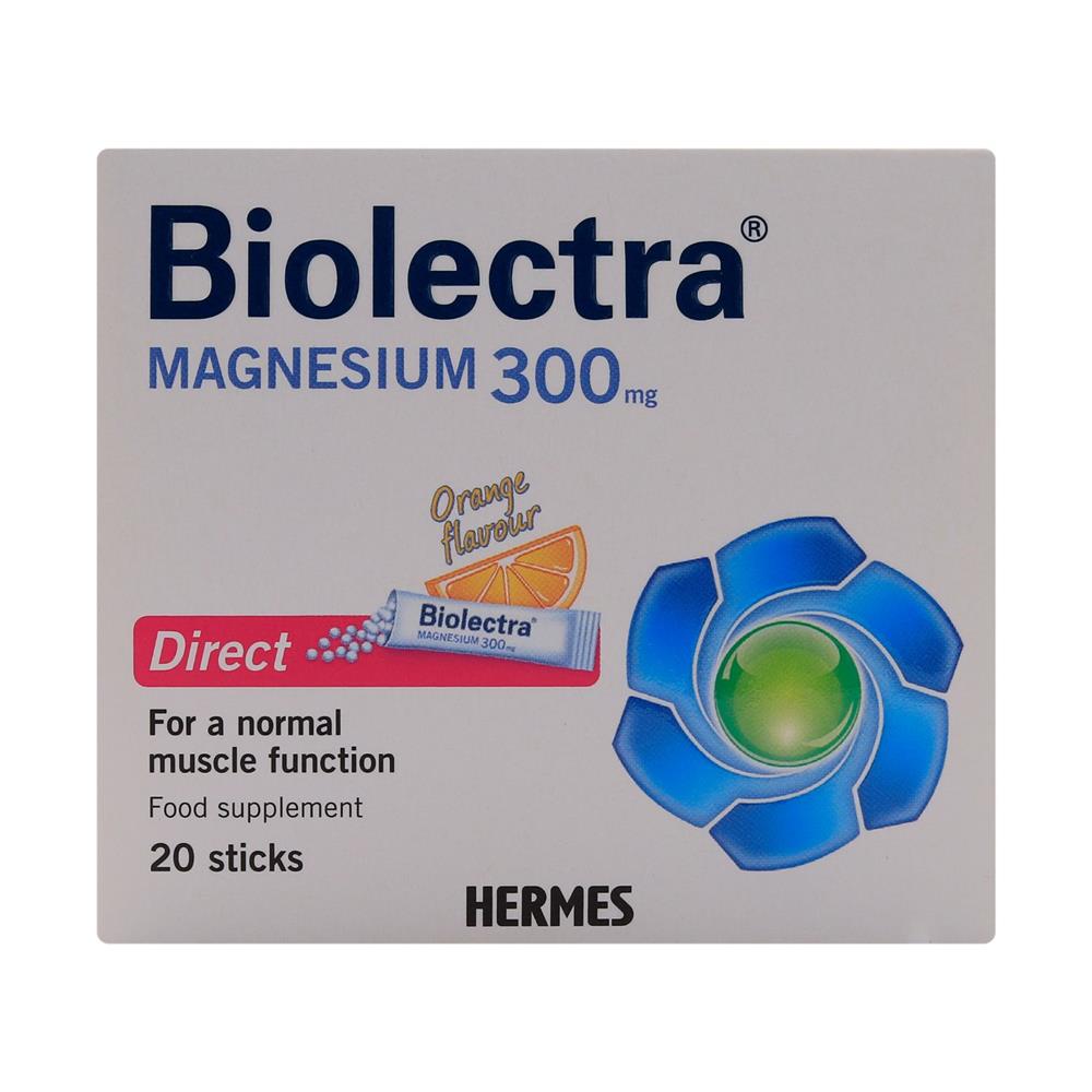 Biolectra Magnesium 300mg 20 Sticks