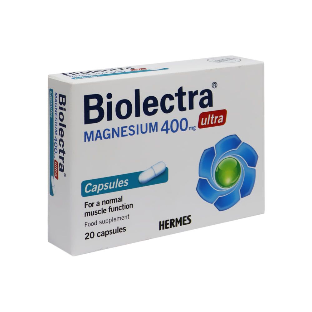 Biolectra Magnesium Ultra 400mg Capsule 20s