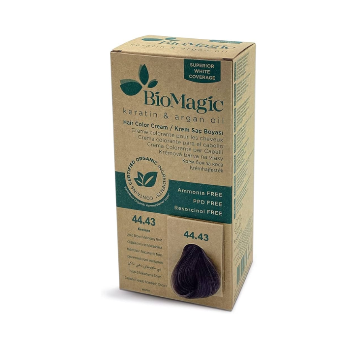 Biomagic Hair Color C K 44/43 Deep Brown Medium Gold