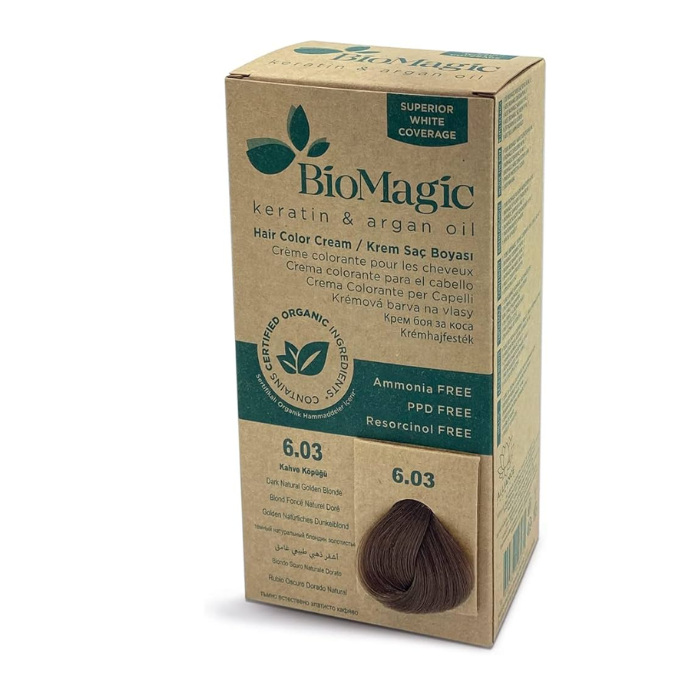 Biomagic Hair Color C K 6/03 Dark Nat Golden Blonde