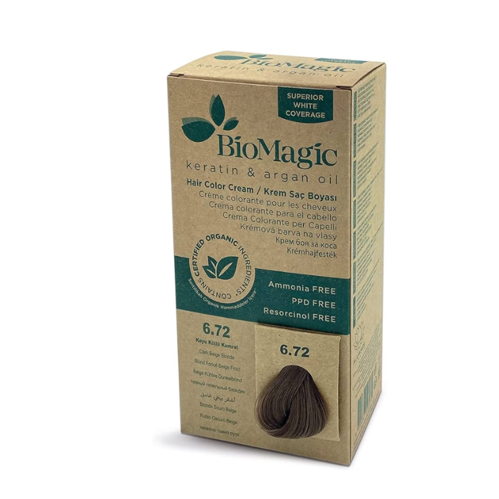 Biomagic Hair Color C K 6/72 Dark Beige Blonde