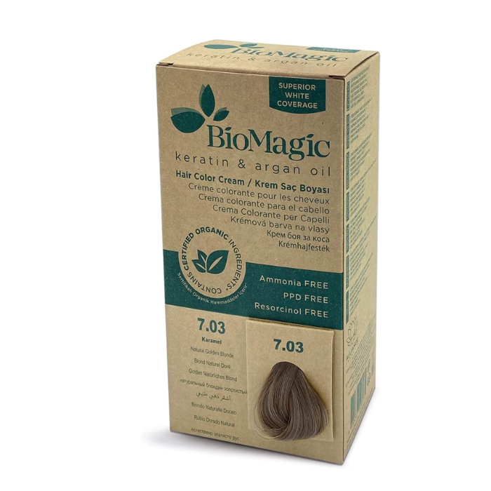 Biomagic Hair Color C K 7/03 Natural Golden Blonde