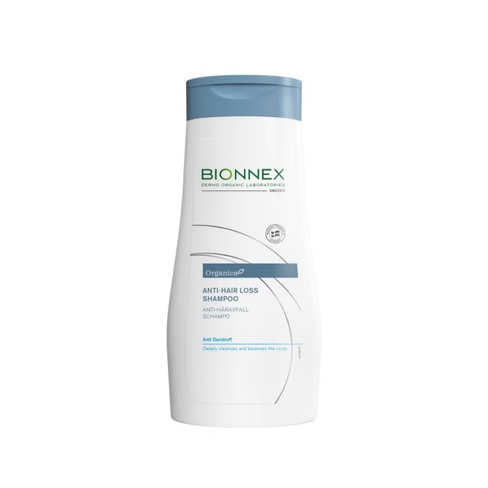Bionnex Organica Anti-Hair Loss & Dandruff Control Shampoo, Strengthens Roots and Soothes Scalp Naturally, 300ml